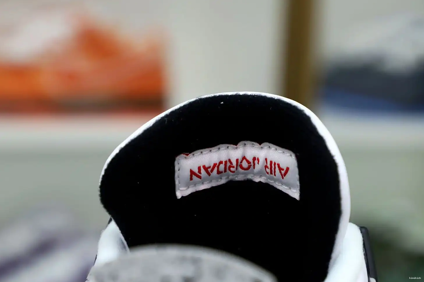 Kimikick White Jordan 4 Retro Air Cement 0519